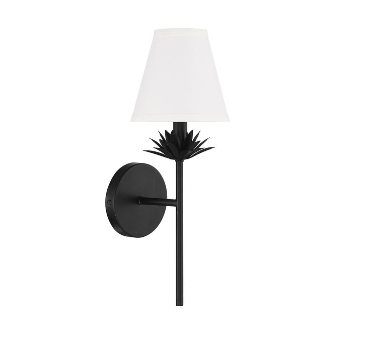 Meridian - M90077MBK - One Light Wall Sconce - Matte Black