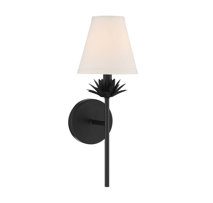 Meridian - M90077MBK - One Light Wall Sconce - Matte Black