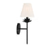 Meridian - M90077MBK - One Light Wall Sconce - Matte Black