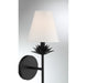 Meridian - M90077MBK - One Light Wall Sconce - Matte Black