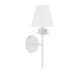 Meridian - M90077WH - One Light Wall Sconce - White