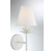 Meridian - M90077WH - One Light Wall Sconce - White