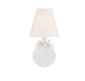Meridian - M90078WH - One Light Wall Sconce - White