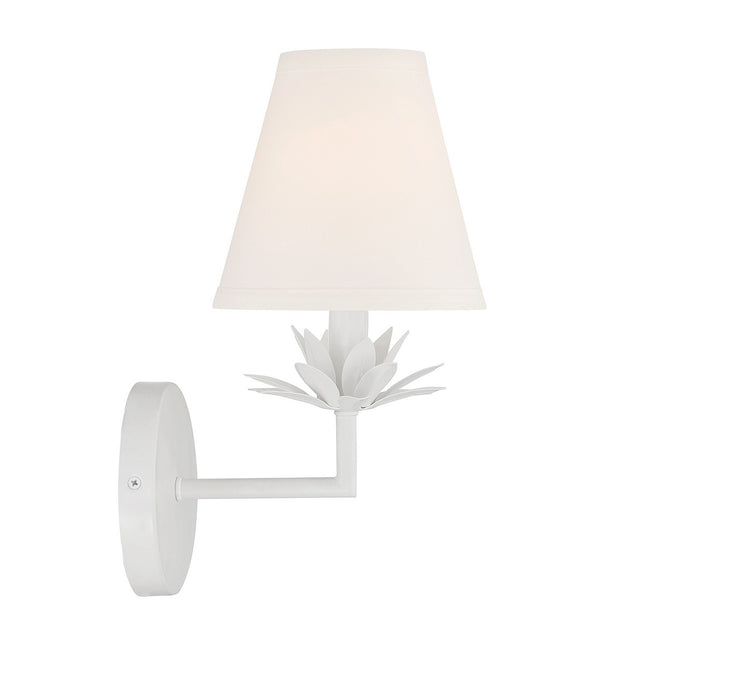 Meridian - M90078WH - One Light Wall Sconce - White