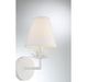 Meridian - M90078WH - One Light Wall Sconce - White