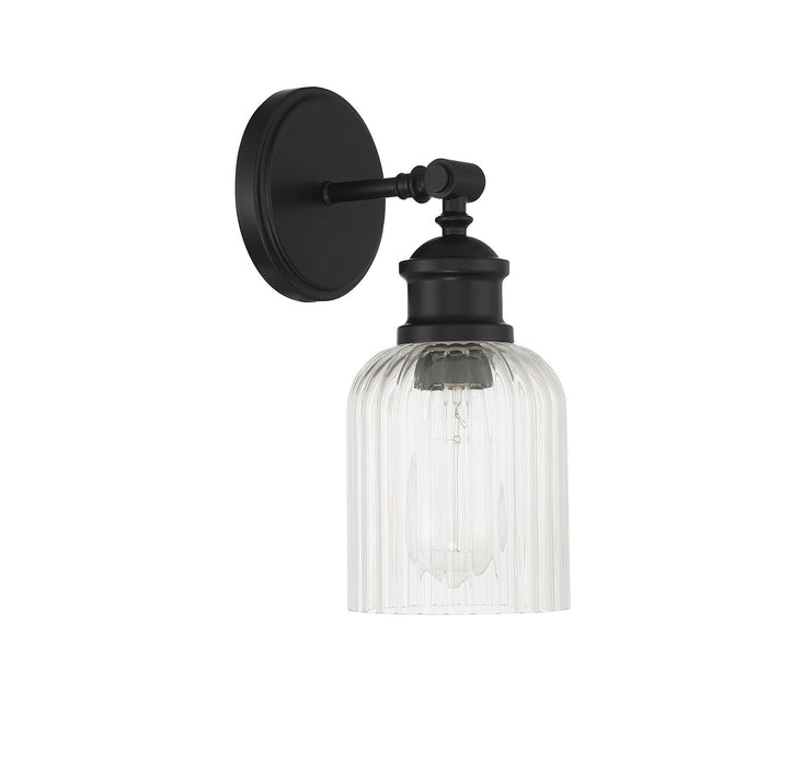 Meridian - M90083MBK - One Light Wall Sconce - Matte Black