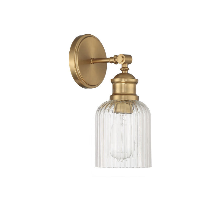 Meridian - M90083NB - One Light Wall Sconce - Natural Brass