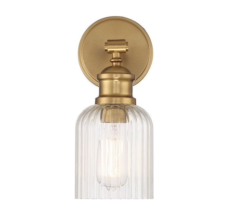 Meridian - M90083NB - One Light Wall Sconce - Natural Brass