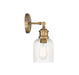 Meridian - M90083NB - One Light Wall Sconce - Natural Brass