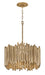 Hinkley - 30023BNG - Three Light Pendant - Roca - Burnished Gold