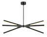 Fredrick Ramond - FR30618BLK - LED Linear Pendant - Rae - Black