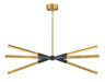 Fredrick Ramond - FR30618LCB - LED Linear Pendant - Rae - Lacquered Brass