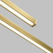 Tech Lighting - 700LSSTG260NB-LED927 - LED Linear Suspension - Stagger - Natural Brass