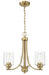 Craftmade - 50523-SB - Three Light Chandelier - Bolden - Satin Brass