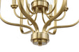 Craftmade - 50536-SB - Six Light Foyer Chandelier - Bolden - Satin Brass