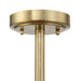 Craftmade - 50552-SB - Two Light Convertible Semi Flush - Bolden - Satin Brass