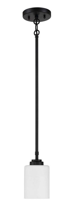 Craftmade - 56091-FB - One Light Mini Pendant - Stowe - Flat Black