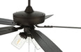 Craftmade - OP104ESP5 - 52``Outdoor Ceiling Fan - Outdoor Pro Plus 104 Clear 3 Light Kit - Espresso