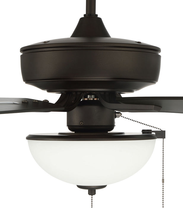Craftmade - OP211ESP5 - 52``Outdoor Ceiling Fan - Outdoor Pro Plus 211 White Bowl Light Kit - Espresso