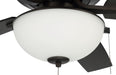 Craftmade - OP211ESP5 - 52``Outdoor Ceiling Fan - Outdoor Pro Plus 211 White Bowl Light Kit - Espresso