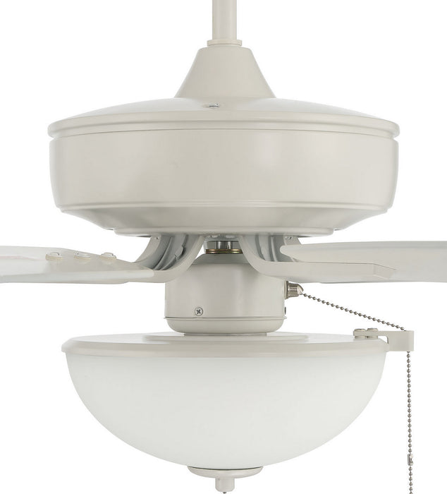 Craftmade - OP211W5 - 52``Outdoor Ceiling Fan - Outdoor Pro Plus 211 White Bowl Light Kit - White
