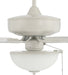 Craftmade - OP211W5 - 52``Outdoor Ceiling Fan - Outdoor Pro Plus 211 White Bowl Light Kit - White