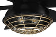Craftmade - RGD52FBSB6 - 52``Ceiling Fan - Rugged - Flat Black/Satin Brass