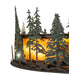 Meyda Tiffany - 247515 - 20 Light Chandel-Air - Tall Pines - Wrought Iron