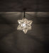 Meyda Tiffany - 249905 - One Light Semi-Flushmount - Moravian Star - Craftsman Brown