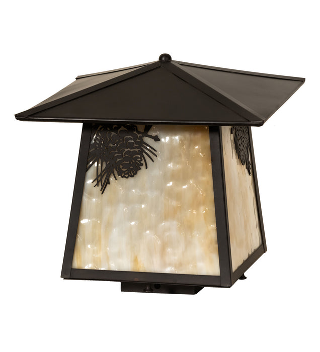 Meyda Tiffany - 93336 - One Light Deck Light - Stillwater - Craftsman Brown