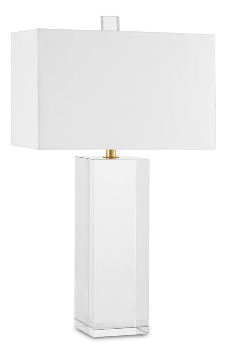 Currey and Company - 6000-0770 - One Light Table Lamp - Clear/Brass