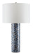 Currey and Company - 6000-0772 - One Light Table Lamp - Blue/White