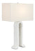 Currey and Company - 6000-0776 - One Light Table Lamp - White Marble