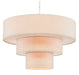 Currey and Company - 9000-0866 - Nine Light Chandelier - White/Linen