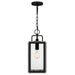 Quoizel - BRAM1907MBK - One Light Outdoor Hanging Lantern - Bramshaw - Matte Black