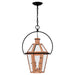 Quoizel - BURD1916AC - Two Light Outdoor Hanging Lantern - Burdett - Aged Copper