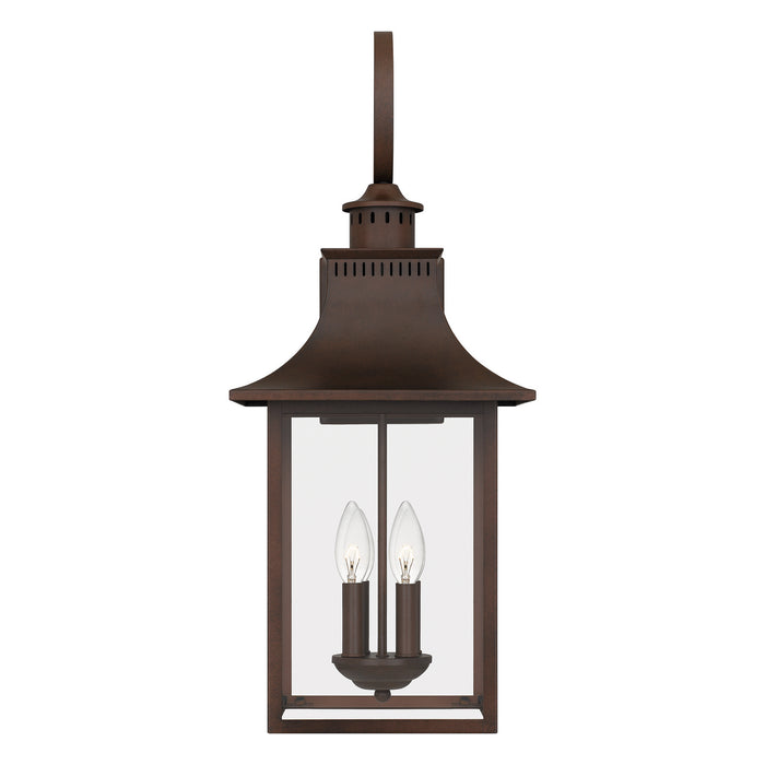 Quoizel - CCR8412CU - Four Light Outdoor Wall Lantern - Chancellor - Copper Bronze