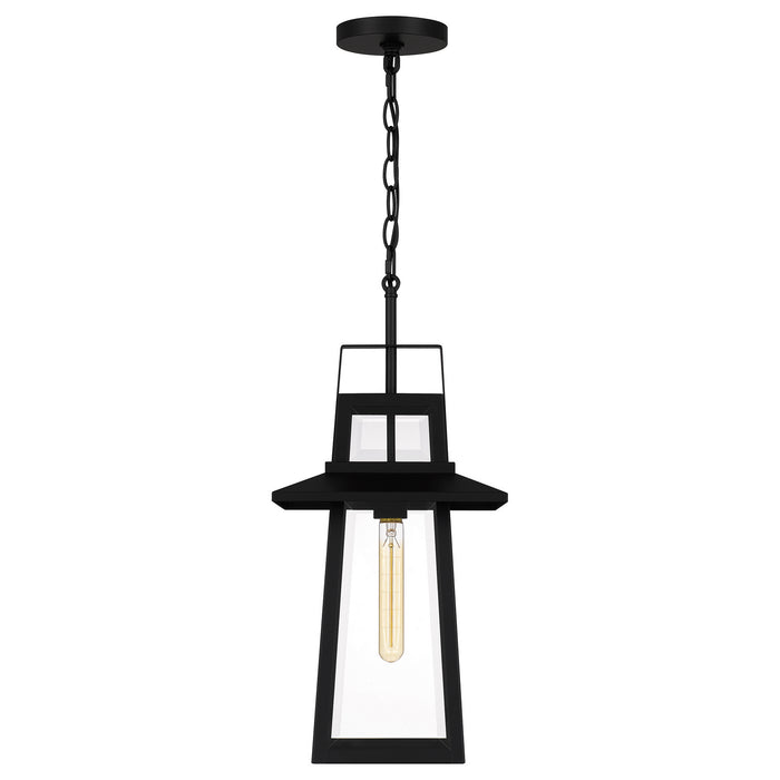 Quoizel - DEV1910MBK - One Light Outdoor Hanging Lantern - Devonport - Matte Black