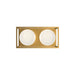Alora - VL519213AGOP - Two Light Bathroom Fixtures - Amelia - Aged Gold/Opal Matte Glass