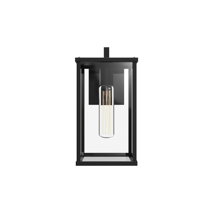 Alora - EW652505BKCL - One Light Exterior Wall Mount - Brentwood - Textured Black/Clear Glass