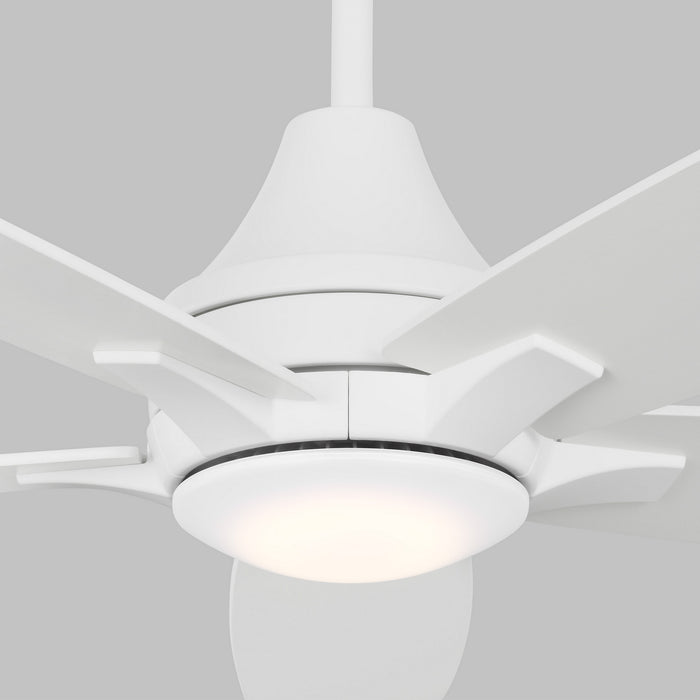 Generation Lighting - 5LWDR52RZWD - 52``Ceiling Fan - Lowden 52 - Matte White
