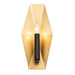 Varaluz - 361W01MBFG - One Light Wall Sconce - Malone - Matte Black/French Gold