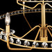Varaluz - 363C09AG - Nine Light Chandelier - Monroe - Antique Gold