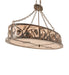 Meyda Tiffany - 247419 - Eight Light Pendant - Winter Pine - Antique Copper,Burnished Copper