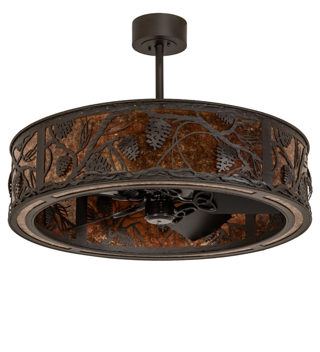 Meyda Tiffany - 249101 - LED Chandel-Air - Whispering Pines - Oil Rubbed Bronze