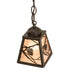 Meyda Tiffany - 249659 - One Light Mini Pendant - Whispering Pines - Timeless Bronze