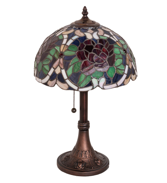 Meyda Tiffany - 251062 - 17``Table Lamp - Renaissance Rose - Mahogany Bronze
