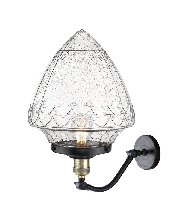 Innovations - 515-1W-BAB-G664-12 - One Light Wall Sconce - Franklin Restoration - Black Antique Brass