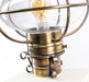 Norwell Lighting - 1711-AN-CL - One Light Post Mount - American Onion - Antique Brass