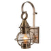 Norwell Lighting - 1713-AN-CL - One Light Outdoor Wall Mount - American Onion - Antique Brass